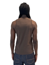 Load image into Gallery viewer, SQUARE NECK TANK TOP (BROWN)