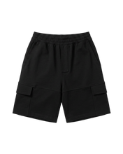 Load image into Gallery viewer, CARGO SWEATSHORTS (BLACK)