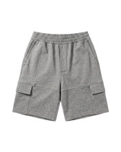 Load image into Gallery viewer, CARGO SWEATSHORTS (GREY MELANGE)