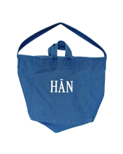 Load image into Gallery viewer, HÄN SECT HEAVY-DUTY CANVAS TOTE (BLUE)