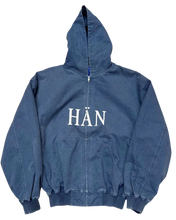 Load image into Gallery viewer, HÄN SECT OVERSIZED CANVAS JACKET (BLUE)